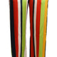 Multicolor Striped Mid Waist Straight Pants