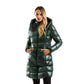 Green Polyester Women Jacket