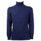 Blue Cashmere Men Sweater