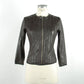 Sleek Black Leather Jacket for Elegant Evenings