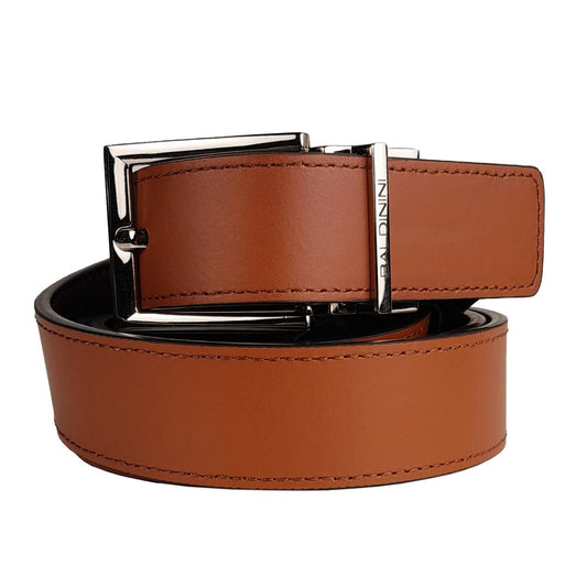 Brown Calfskin Men Belt