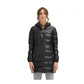 Sleek Nylon Down Jacket with Hood