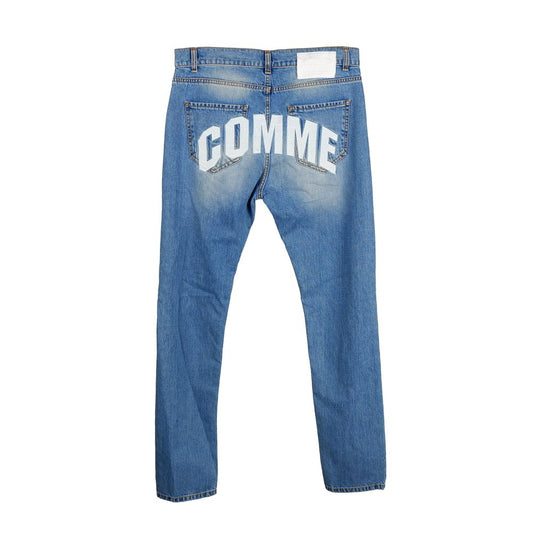 Blue Cotton Men's Italian Jeans