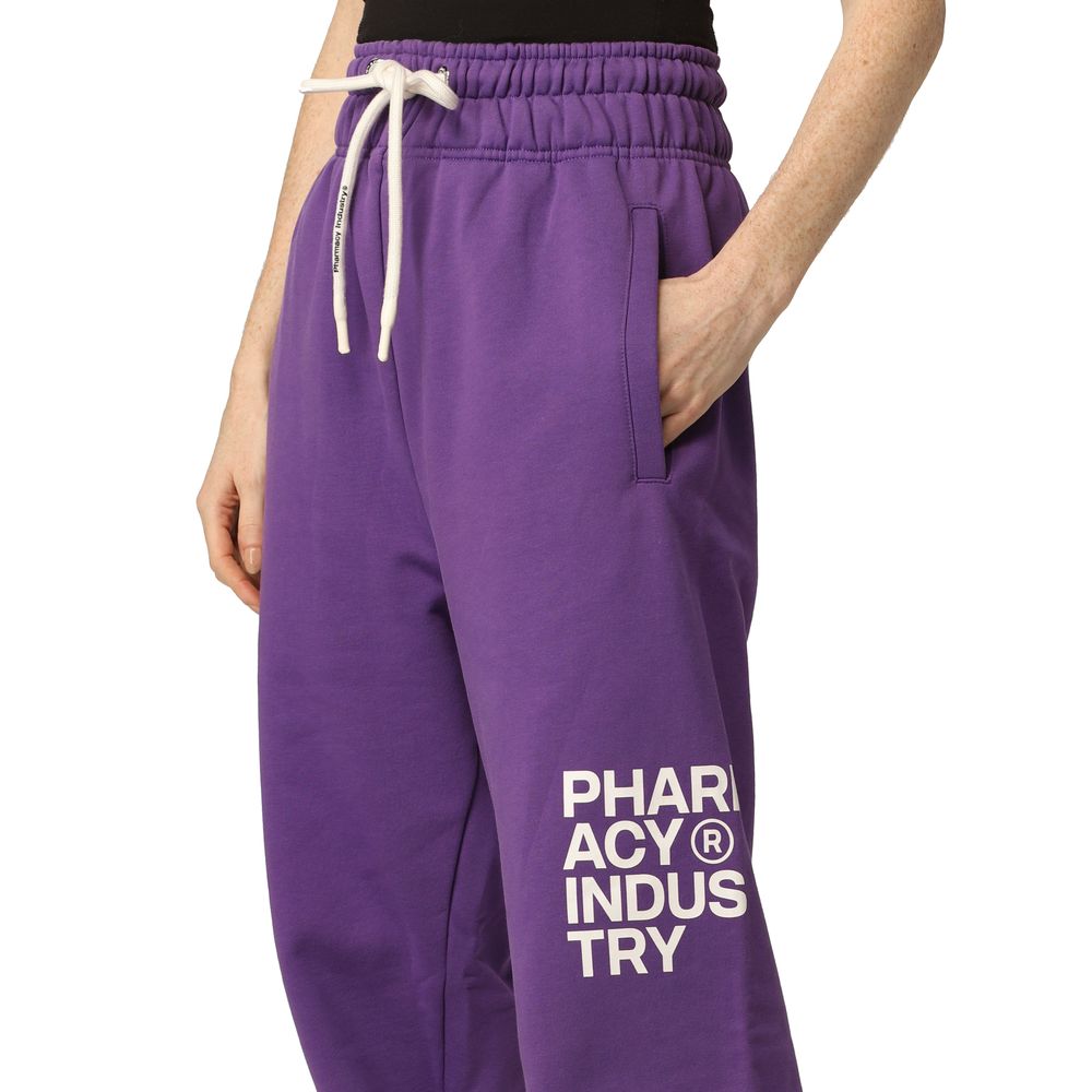 Purple Cotton Women Pant