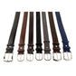 Elegant Italian Leather Belt Ensemble