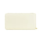 Elegant White Calfskin Leather Wallet