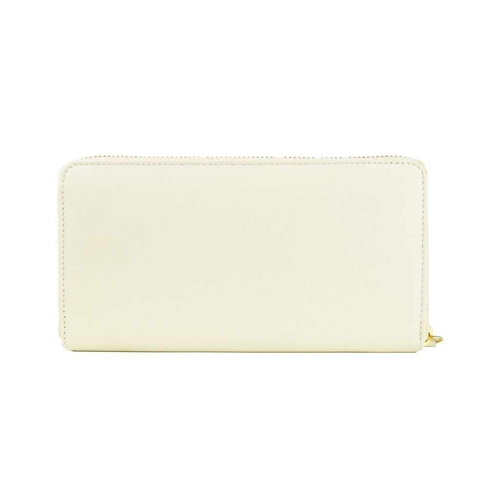 White Calfskin Women Wallet