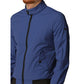 Elegant Blue Bielastic Bomber Jacket