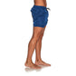 Blue Nylon Men's Swim Short