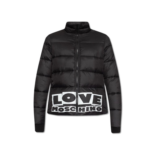 Chic Nylon Down Jacket with Bold Logo