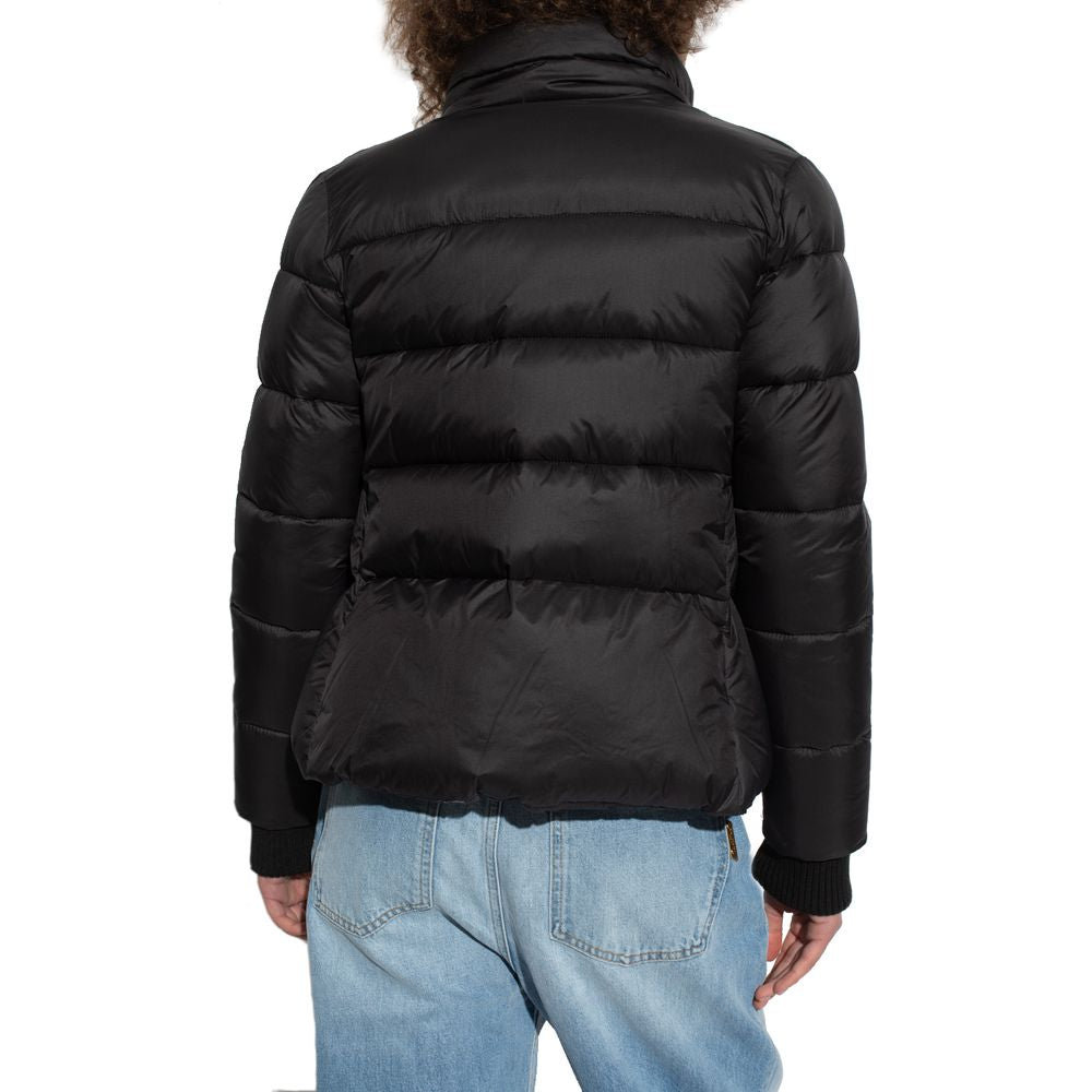 Chic Nylon Down Jacket with Bold Logo