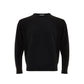 Elegant Black Wool Sweater for Men