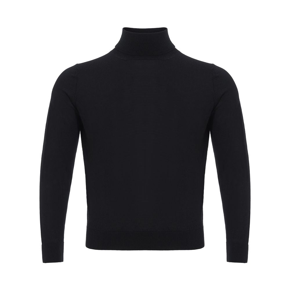 Italian Cashmere Luxury Black Sweater