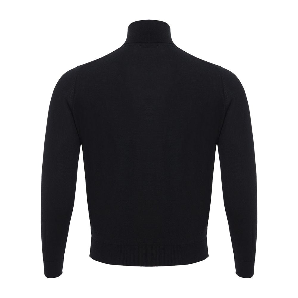 Italian Cashmere Luxury Black Sweater