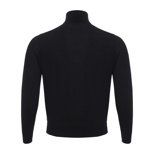 Italian Cashmere Luxury Black Sweater