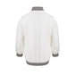 Elegant Cotton Knit White Sweater