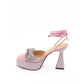 Chic Pink Leather Platforms for Elevated Style