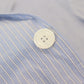Blue Striped Single Breasted Formal Coat Blazer