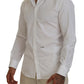 White Cotton Collared Long Sleeves Formal Shirt