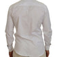 White Cotton Collared Long Sleeves Formal Shirt