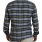 Multicolor Checkered Casual Men Long Sleeves Shirt