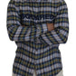 Multicolor Checkered Casual Men Long Sleeves Shirt