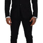 Black Wool Single Breasted 2 Piece LONDON Suit