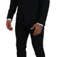 Black Wool Single Breasted 2 Piece LONDON Suit