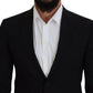 Black Wool Single Breasted 2 Piece LONDON Suit