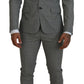 Gray Wool Single Breasted 2 Piece PARIS Suit