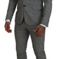 Gray Wool Single Breasted 2 Piece PARIS Suit