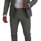 Gray Wool Single Breasted 2 Piece PARIS Suit