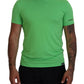 Green Modal Short Sleeves Crewneck T-shirt