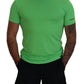 Green Modal Short Sleeves Crewneck T-shirt