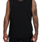 Black Chain Embellished Sleeveless Men Tank T-shirt