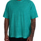 Light Green Cotton Linen Short Sleeves T-shirt