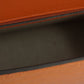 Orange Leather Top Handle and Shoulder Bag