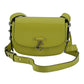 Lime Yellow Leather Small Shoulder Bag