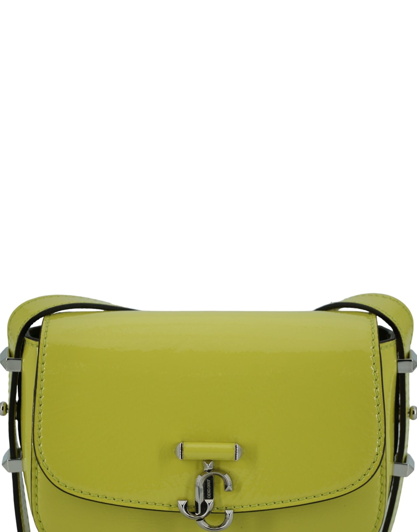 Lime Yellow Leather Small Shoulder Bag