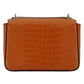 Amber Orange Leather Shoulder Bag