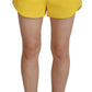 Yellow Peak Double Breasted Suit Blazer Short Set