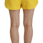 Yellow Peak Double Breasted Suit Blazer Short Set