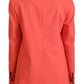 Pink Double Breasted Coat Blazer Jacket