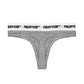 Gray Cotton Women Thong