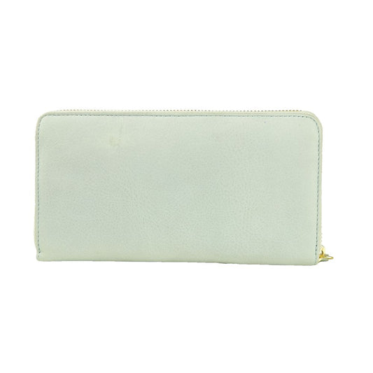 Gray Calfskin Women Wallet