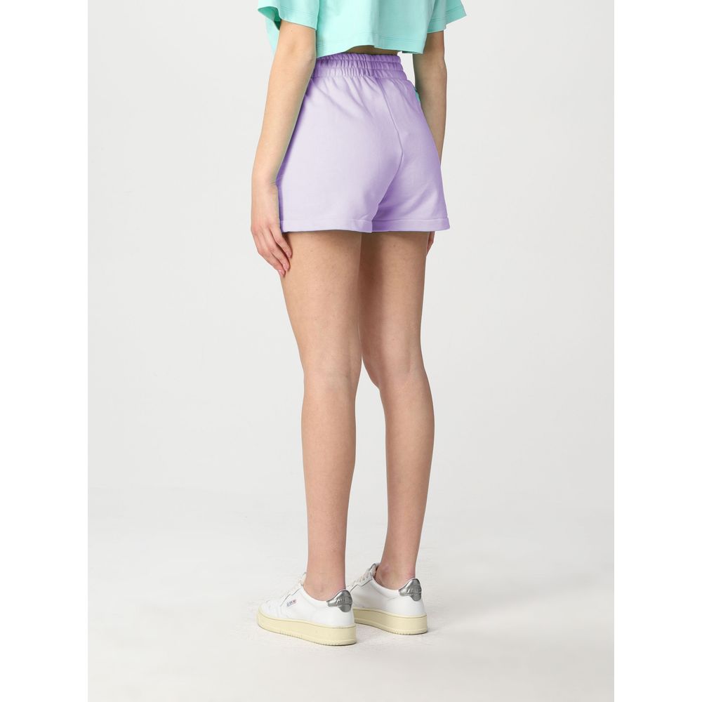 Chic Purple Cotton Shorts