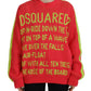 Multicolor Cotton Knitted Crewneck Pullover Sweater