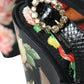 Multicolor Floral Crystal Platform Sandals Shoes