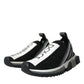 Black White Slip On Sorrento Sneakers Shoes