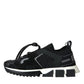 Black Mesh Sorrento Trekking Sneakers Shoes